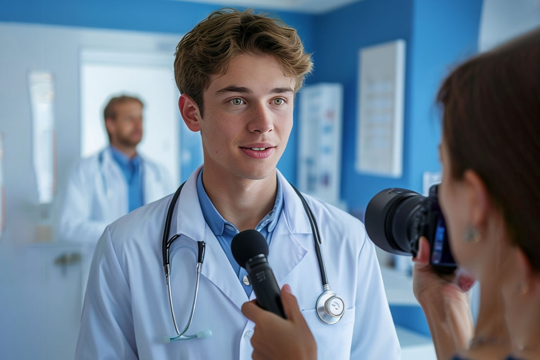 agenda médica usando vídeos